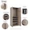 Manhattan Comfort Lee Wardrobe Closet 3.0 in Rustic Grey WC003-GY - alternate 3